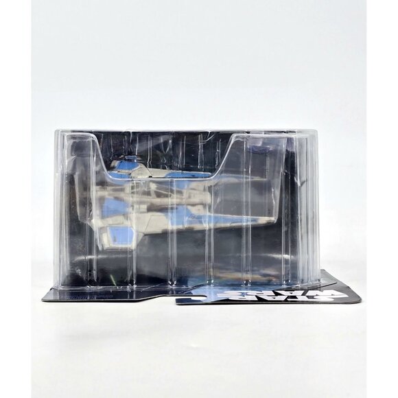 Star Wars Micro Galaxy Squadron Fang Fighter Toy w Mandalorian Figure 5 Inch New - Picture 8 of 11